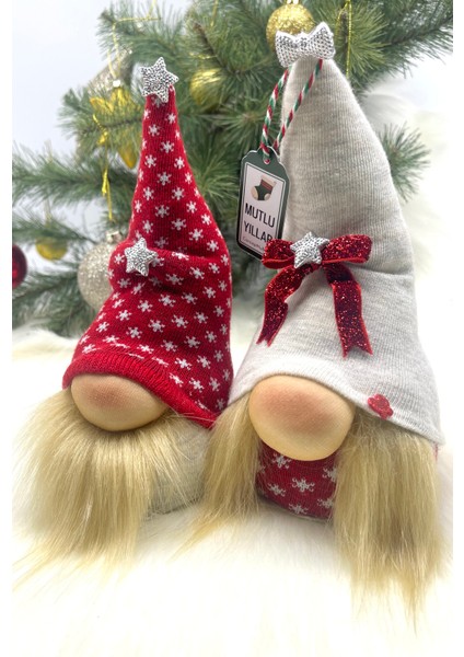 2’li Aşk ve Şans Cücesi, Gnome , Sevgiliye ,yılbaşı Süsü, Yeniyıl Seti indirimleri