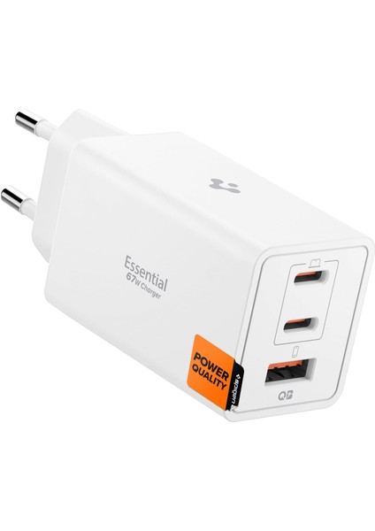 67W Usb-C + Usb-A 3 Port Hızlı Şarj Aleti Pps 2.0 Desteği Isı Düşüren Gan Pro Destekli Akım Korumalı Güç Adaptörü,, Ipad, MacBook Type-C - ACH08710