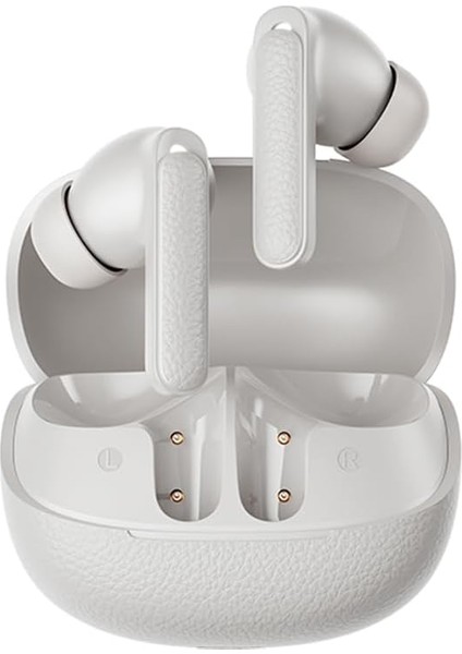 Buds Anc HT15 Kulaklık - 45 Db. Anc - 6 Mikrofon Enc - Çift Cihaz Gürültü Engelleme Ipx4 Beyaz