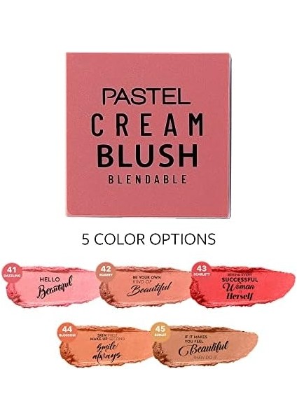 Pastel Cream Blush - Krem Allık, 41 Dazzling, 3.6 G fiyatları
