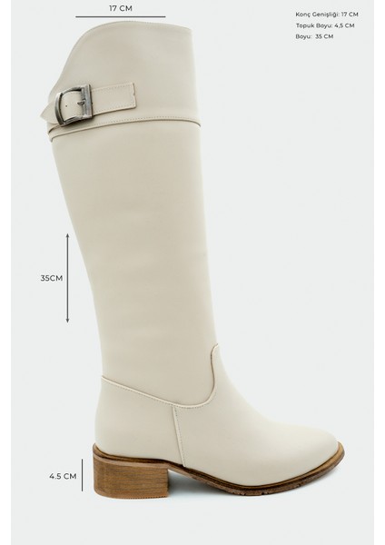 Daniel Bej Deri Toka Detaylı Çizme fiyatları