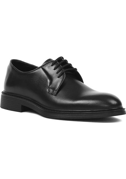 Erkek Siyah Bağcıklı Deri Ayakkabı fiyatları