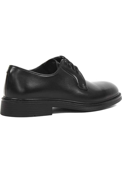 Erkek Siyah Bağcıklı Deri Ayakkabı fırsatları
