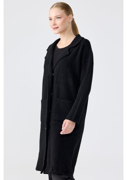 22012 Kravuze Yaka Gold Düğmeli Triko Hırka fiyatları