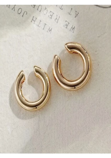 Tragus Halka Küpe-Kc Altın Kaplama modelleri