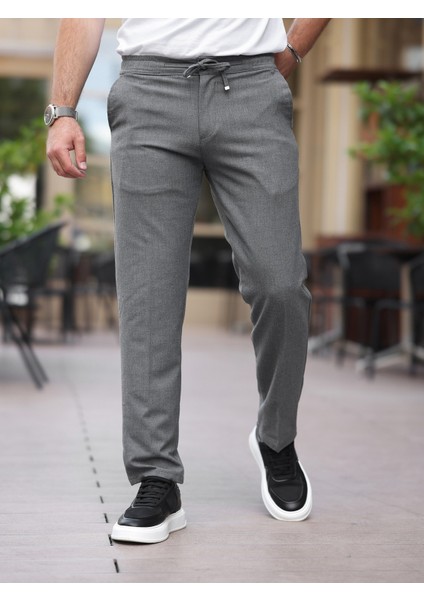 Slim Fit Likralı Jogger Pantolon