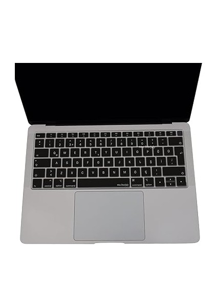 Laptop Macbook Air 13INÇ Klavye Koruyucu (Türkçe Q) Touchıd'li A1932 Modeli ile Uyumlu Siyah modelleri