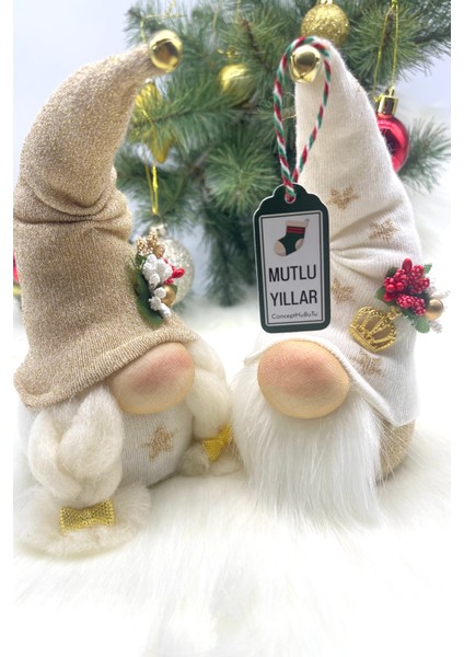 2’li Aşk ve Şans Cücesi, Gnome , Sevgiliye ,yılbaşı Süsü, Yeniyıl Seti modelleri