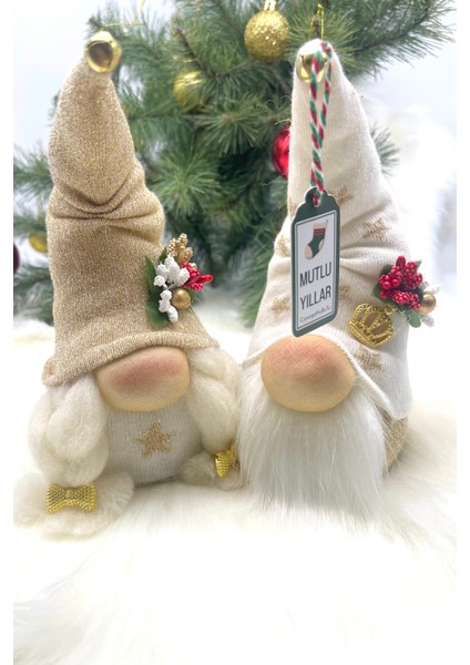 2’li Aşk ve Şans Cücesi, Gnome , Sevgiliye ,yılbaşı Süsü, Yeniyıl Seti indirimleri