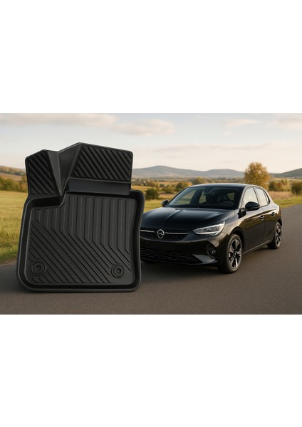 Opel Corsa F Elektrikli Uyumlu 3D Oto Paspas Premium fiyatları