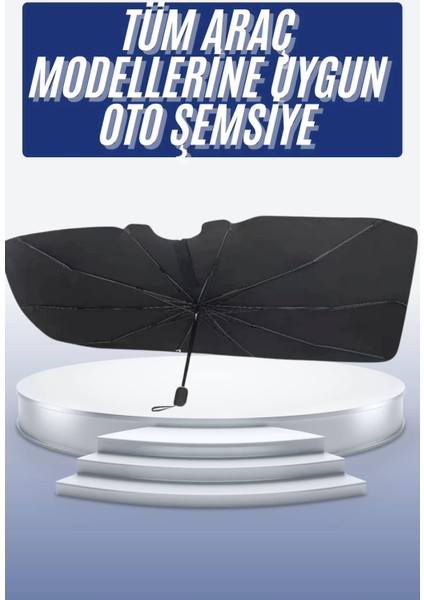 Oto Ön Cam Güneşliği Otomatik Katlanabilir Gölgelik Oto Cam Şemsiye