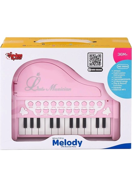 BAO-1505A Mikrofonlu Mini Piano 24 Tuş Mp3 Çalar fiyatları