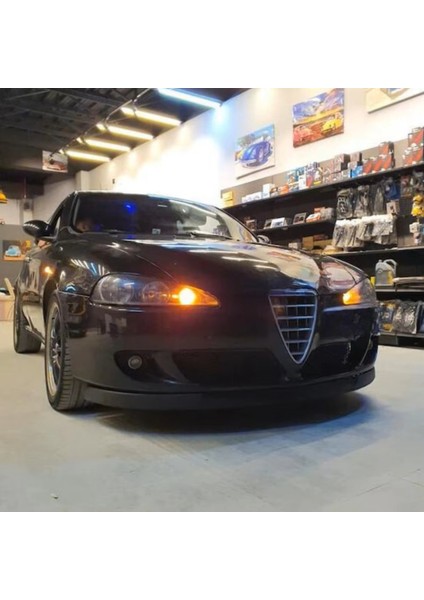 Alfa Romeo 147 Uyumlu Evrensel 2 Parça Astra H Model Ön Ek Tampon Dili Lip Esnek Karlık