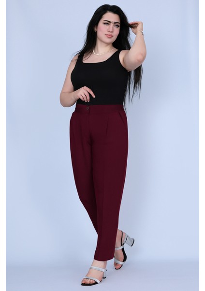 Beli Lastikli Dabıl Kumaş Pantolon modelleri