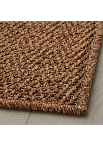 Lydersholm Büyük Halı Orta Kahverengi 200 x 300 cm Dikdörtgen Düz Dokuma Iç Dış Mekan fiyatları