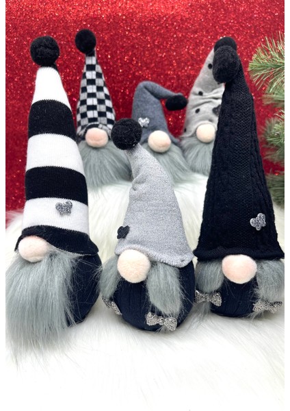 6’lı Yılbaşı Minik Şans Cücesi Ailesi Aşk Cücesi, Gnome , Sevgiliye Hediye ,Yılbaşı Süsü, Yeniyıl Seti