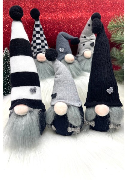 6’lı Yılbaşı Minik Şans Cücesi Ailesi Aşk Cücesi, Gnome , Sevgiliye Hediye ,Yılbaşı Süsü, Yeniyıl Seti modelleri