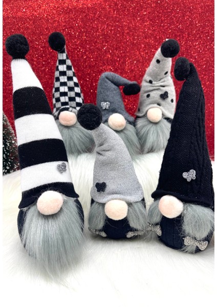 6’lı Yılbaşı Minik Şans Cücesi Ailesi Aşk Cücesi, Gnome , Sevgiliye Hediye ,Yılbaşı Süsü, Yeniyıl Seti indirimleri