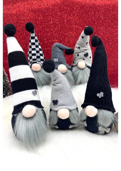 6’lı Yılbaşı Minik Şans Cücesi Ailesi Aşk Cücesi, Gnome , Sevgiliye Hediye ,Yılbaşı Süsü, Yeniyıl Seti