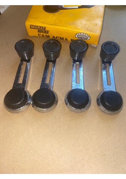 Gepas Murat 131/124 Iç Cam Açma Kolu Takım Etiketçilete Özel Döküm Nikelaj