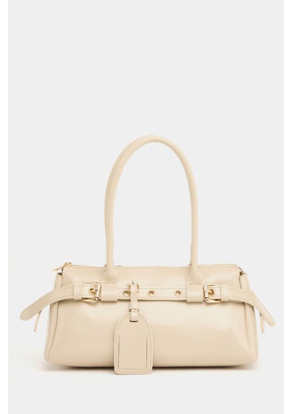 Vizon Kadın Çift Tokalı Kemer Detaylı El ve Omuz Çantası fiyatları