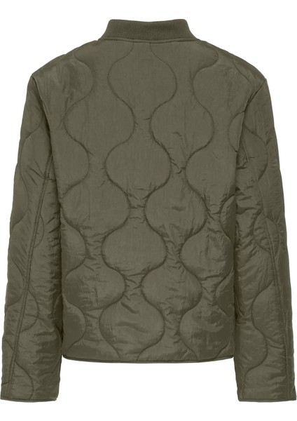 Kadın Kolej Yaka Çift Cepli Mont 15357514 Haki fiyatları