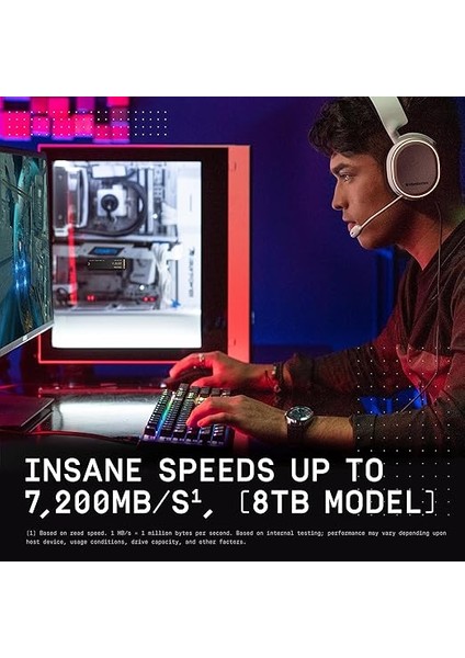 SN850X Nvme SSD Heatsink 8 Tb Dahili SSD (Oyun Belleği, Pcıe Gen4 Teknolojisi, Okuma 7,2 Mb/sn, Yazma 6.600 Mb/sn), Siyah fiyatları