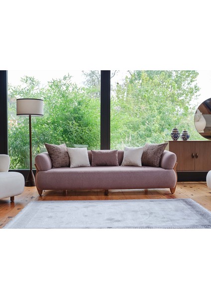 Pops Üçlü Koltuk Kahverengi