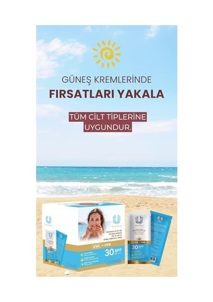 U Health Güneş Kremi 30 Spf 50 Adet