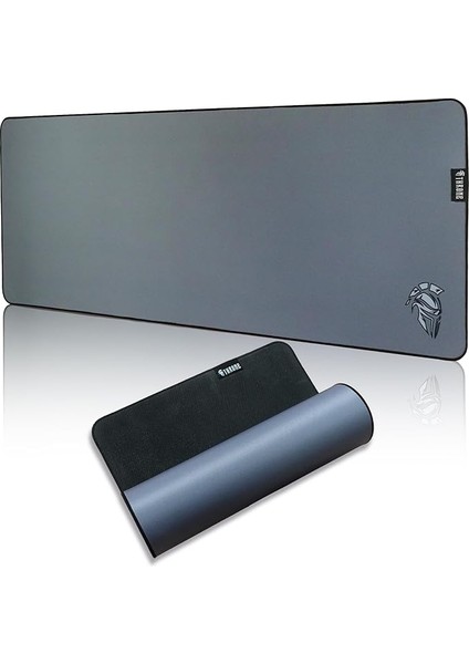 Moon Gray 80X30CM Hybrid Yüzey - 4mm Kalınlık - Özel Yüzey Altı Dikiş - Kaydırmaz Zemin Xl Premium Mousepad