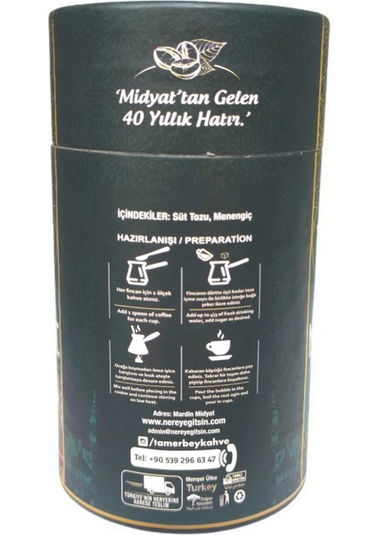 Tamerbey Menengiç Kahvesi 320 gr fiyatları