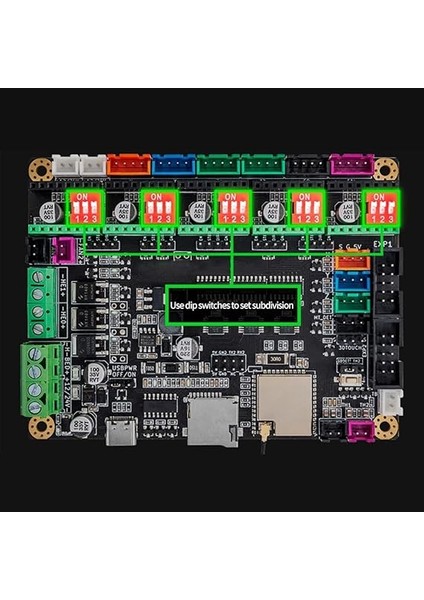 Mks Tinybee Denetleyici Kartı Anakart 32BIT 3D Yazıcı Panosu Yedek Parça Kitleri Desteği Mini 12864LCD V3 Ekran 12864 LCD Paneli modelleri