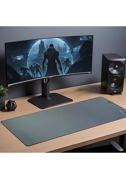 Moon Gray 80X30CM Hybrid Yüzey - 4mm Kalınlık - Özel Yüzey Altı Dikiş - Kaydırmaz Zemin Xl Premium Mousepad modelleri