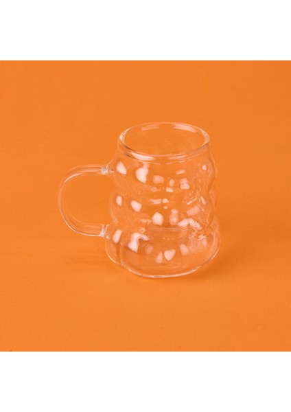 Kulplu Boncuk 6'lı Kahve Yanı Bardağı - Şeffaf - 75 ml fiyatları