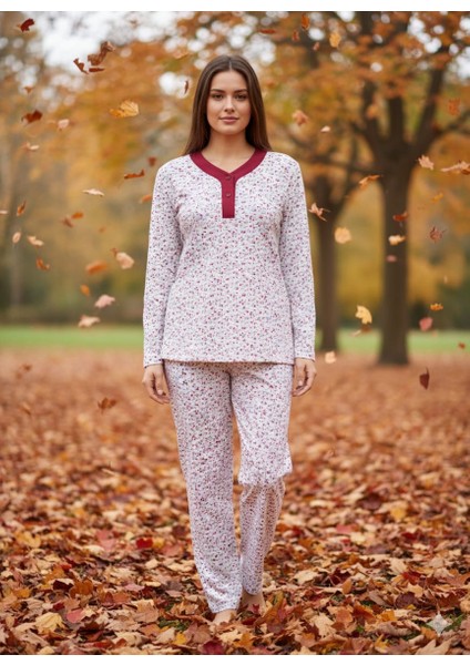 Yeni Ürün!!!aysun Tekstil Kalitesinde Yüzde Yüz Pamuk Patlı Yaka Iki Iplikşardonlu Pijama Takımı