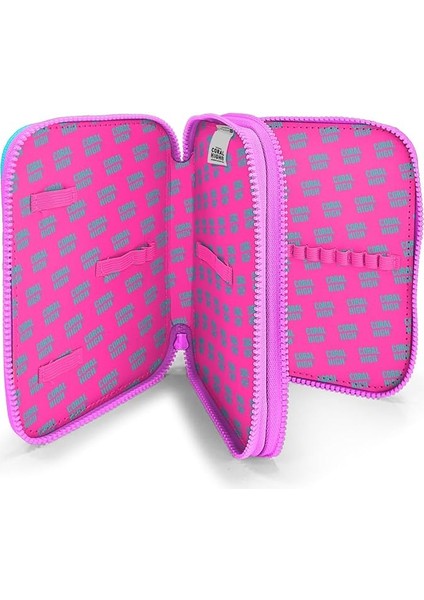 High Renkli Çizgili Desenli Çift Katlı Kalem Çanta 11130 fırsatları