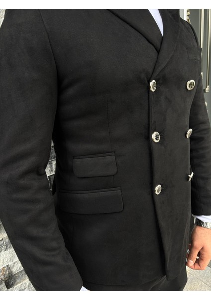 Erkek Süet Kruvaze Slim Fit Ceket fiyatları