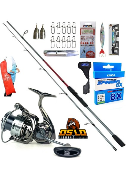 Next 4000 270CM 10-35GR Remixon Red Zoom Karbon Spin Olta Takımı Seti