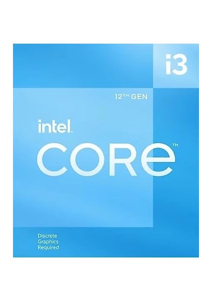 Alder Lake I3-12100F 3.30GHZ 12MB 1700P Tray Işlemci fiyatları