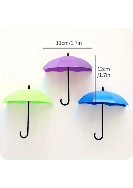 Dekoratif Şemsiye Duvar Askısı Mavi fırsatları