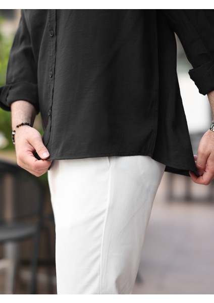 Oversize Oval Kesim Modal Gömlek fiyatları