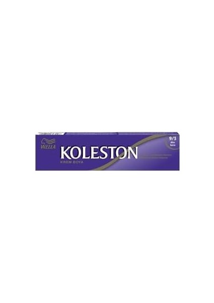 Wella Koleston Single Tüp Boya 9/3 Altın Sarısı fiyatları