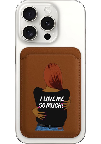 iPhone 11 12 13 14 15 16 17 Pro Max Plus Air Magsafe Mıknatıslı Kahve/taba Kartlık So Much