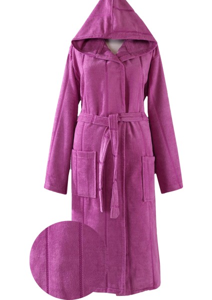 Lorien Pamuklu Kapüşonlu Midi Boy Bornoz fiyatları