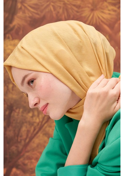 Kazayağı Modal Jakar Şal Hardal indirimleri