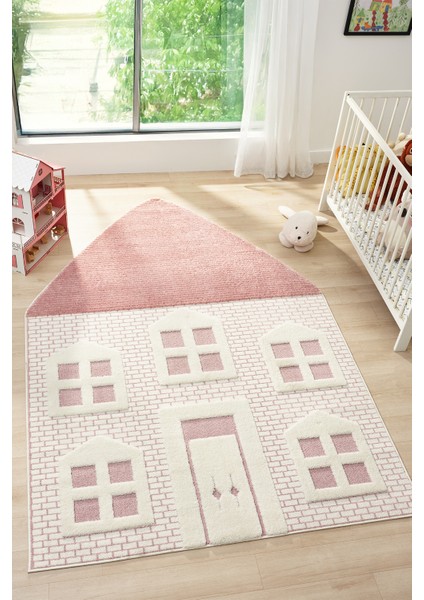 Quincey Bukleli Yumuşak Peluş Post Çocuk Odası Halı Erkek Çocuk Odası Halısı