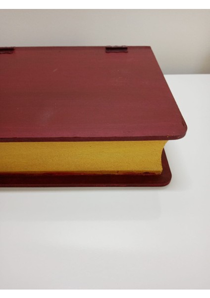 Ev Hediyesi Ofis Hediyesi Arkadaşa Doğum Günü Hediyesi Kitap Temalı Ahşap Çok Amaçlı Saklama Kutusu fiyatları