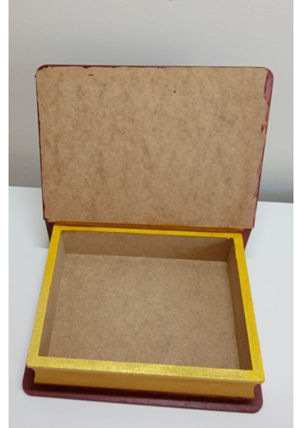 Ev Hediyesi Ofis Hediyesi Arkadaşa Doğum Günü Hediyesi Kitap Temalı Ahşap Çok Amaçlı Saklama Kutusu modelleri