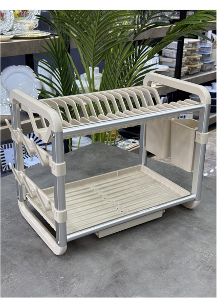 Alüminyum 2 Katlı Paslanmaz Bulaşıklık