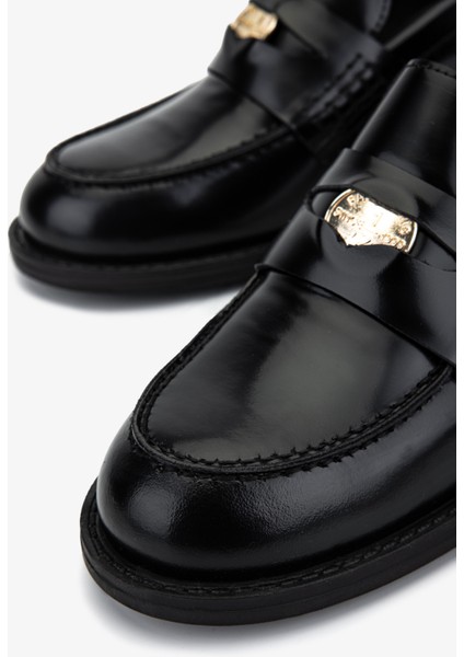 Kadın Hakiki Deri Siyah Açma Loafer Ayakkabı 294 13293 Bn Ayk SK25-26 Sıyah Acma modelleri